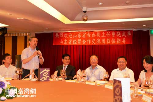 在臺南與大億集團吳俊億董事長交流座談 在臺南與大億集團吳俊億董事長交流座談