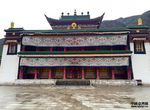 拉卜楞寺。(中國臺灣網 李岳 攝)