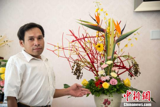 圖為學員及其作品!『閳赠i 攝