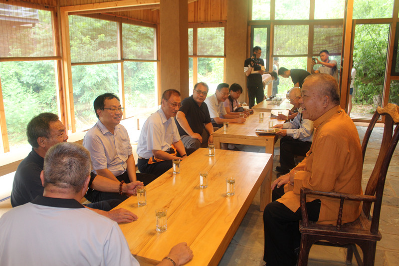 臺灣鬼谷子文化研究會來蒙山旅游度假區訪問交流