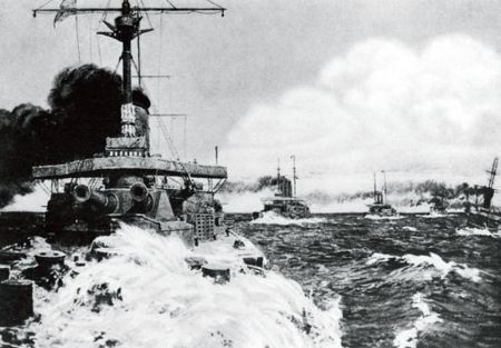 甲午戰爭黃海大戰中的日本艦隊 甲午戰爭黃海大戰中的日本艦隊