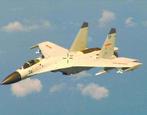 美軍拍攝的殲-11戰機照片 美軍拍攝的殲-11戰機照片