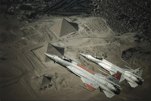 網友繪制的埃及版“梟龍”戰斗機