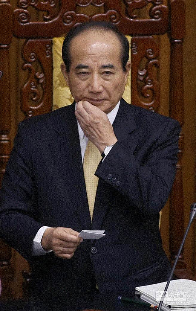 對于臺北市長候選人電視辯論，“立法院長”王金平看好連勝文的口才。（圖片來源：臺灣中時電子報）