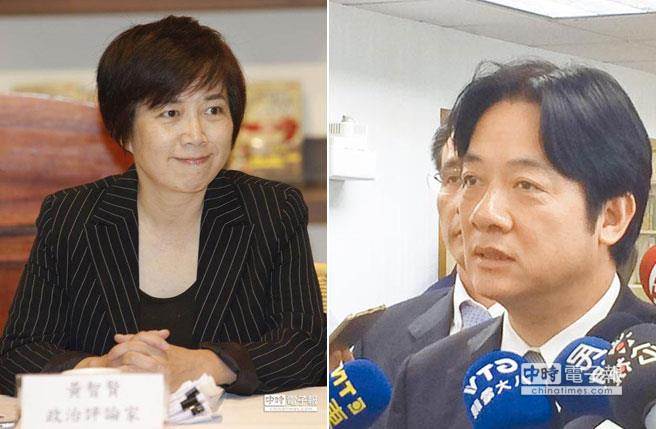 黃智賢在臉譜網抨擊，賴清德被豢養成無法可管的土皇帝，民主早已結束。（中時報系資料照片）