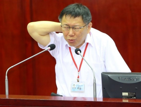 柯文哲坦言，是政府內能跑的都差不多快跑光了