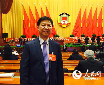 全國政協委員、江蘇大學副校長宋余慶 人民網記者 黃玉琦攝