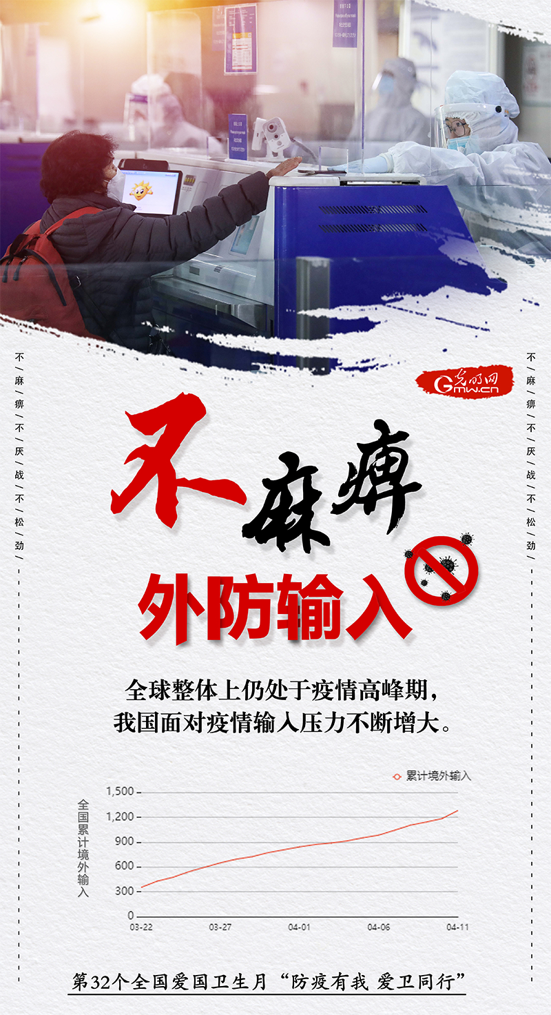 【海報】愛國衛生月：不麻痹、不厭戰、不松勁
