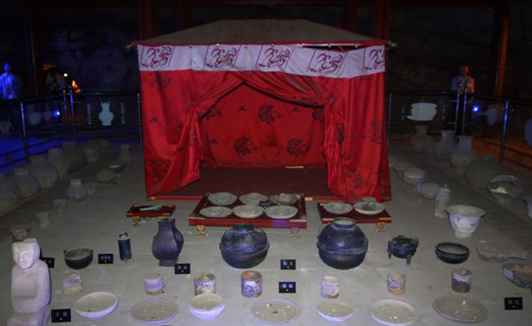 靖王墓中室概況（中國臺灣網 郭曉康攝）