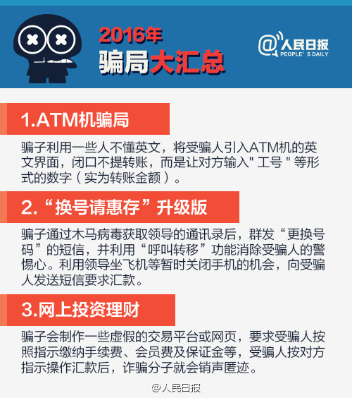 2016騙局大匯總，2017年別再上當啦！