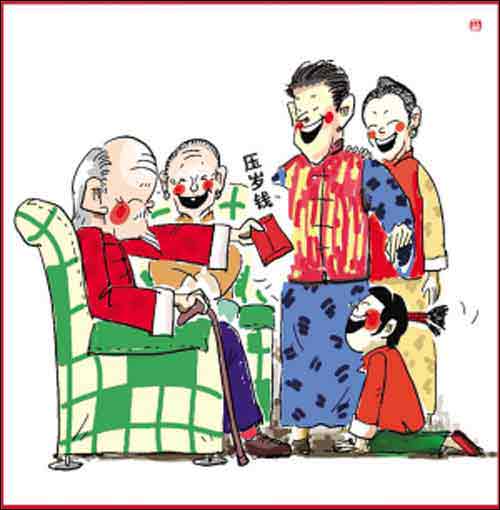 春節民俗:除夕夜的老傳統